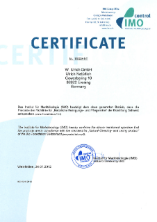 IMO-Zertifikat